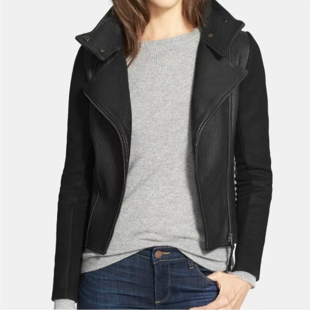 Mackage Black Leather Jacket